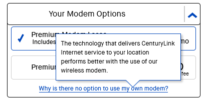 CenturyLink advice regarding using other routers.