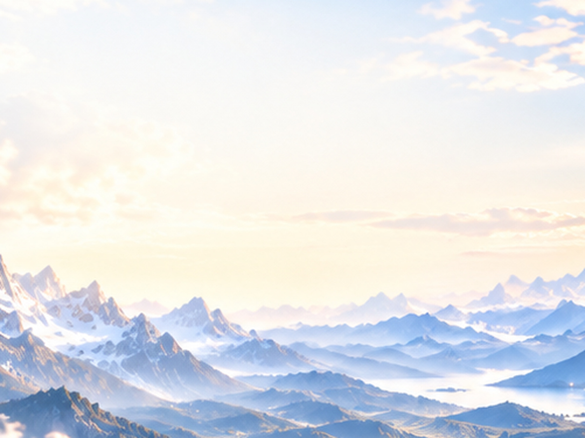 Mountain valley landscape