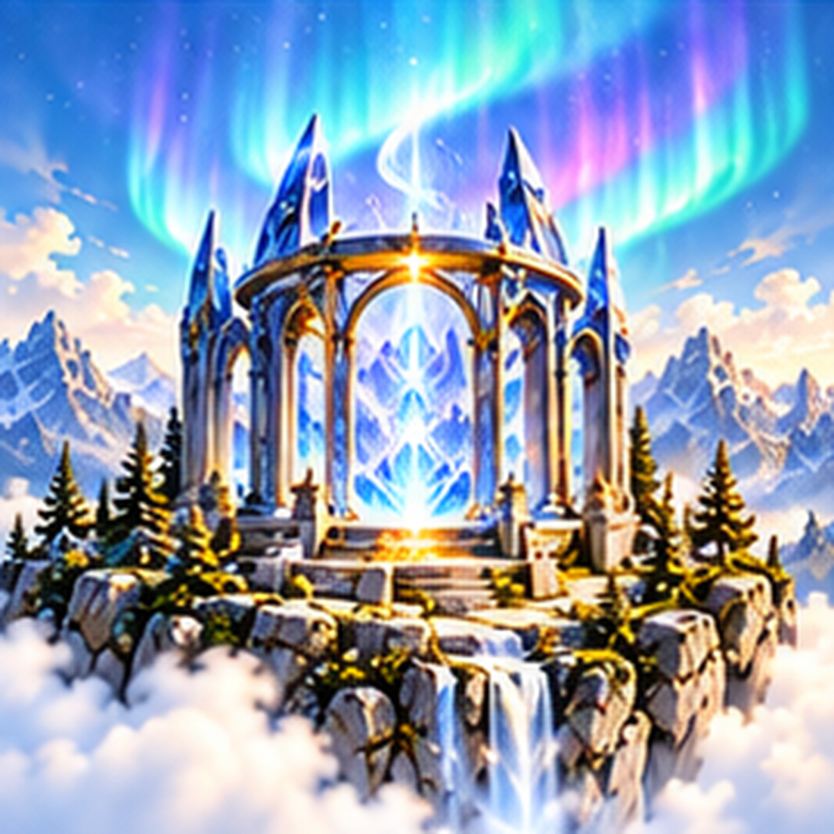 Aurora Shrine tile art preview