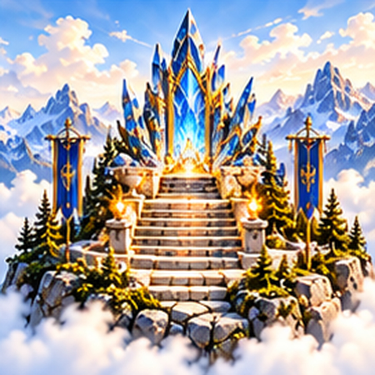 Crystal Throne tile art preview