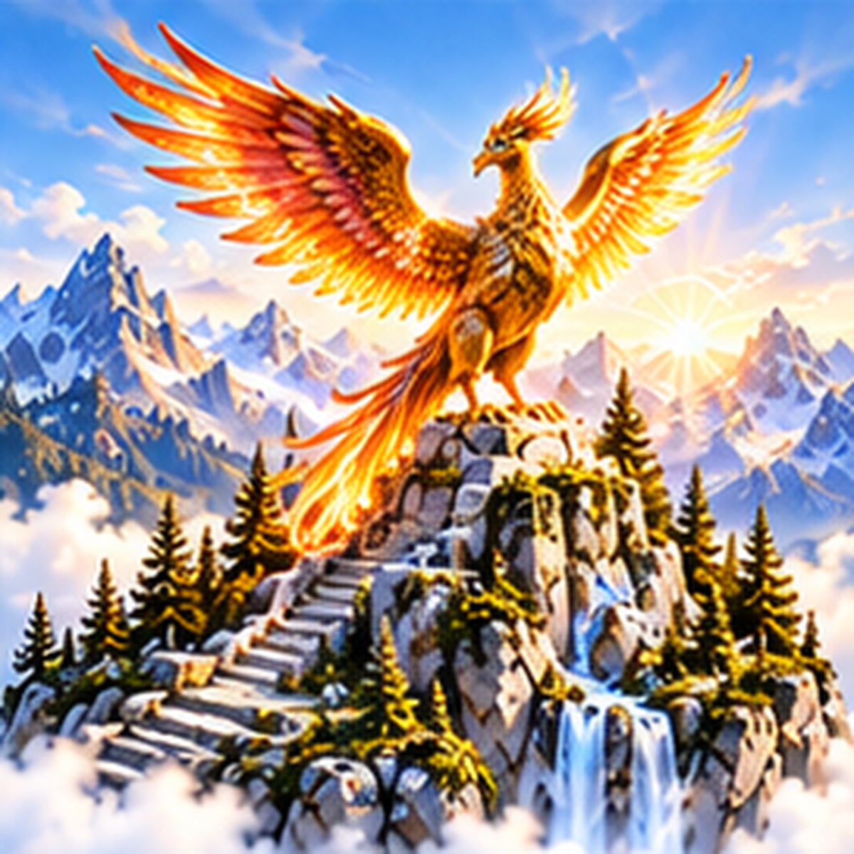 Phoenix Spire tile art preview