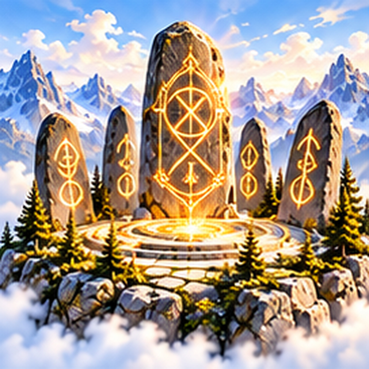 Rune Circle tile art preview