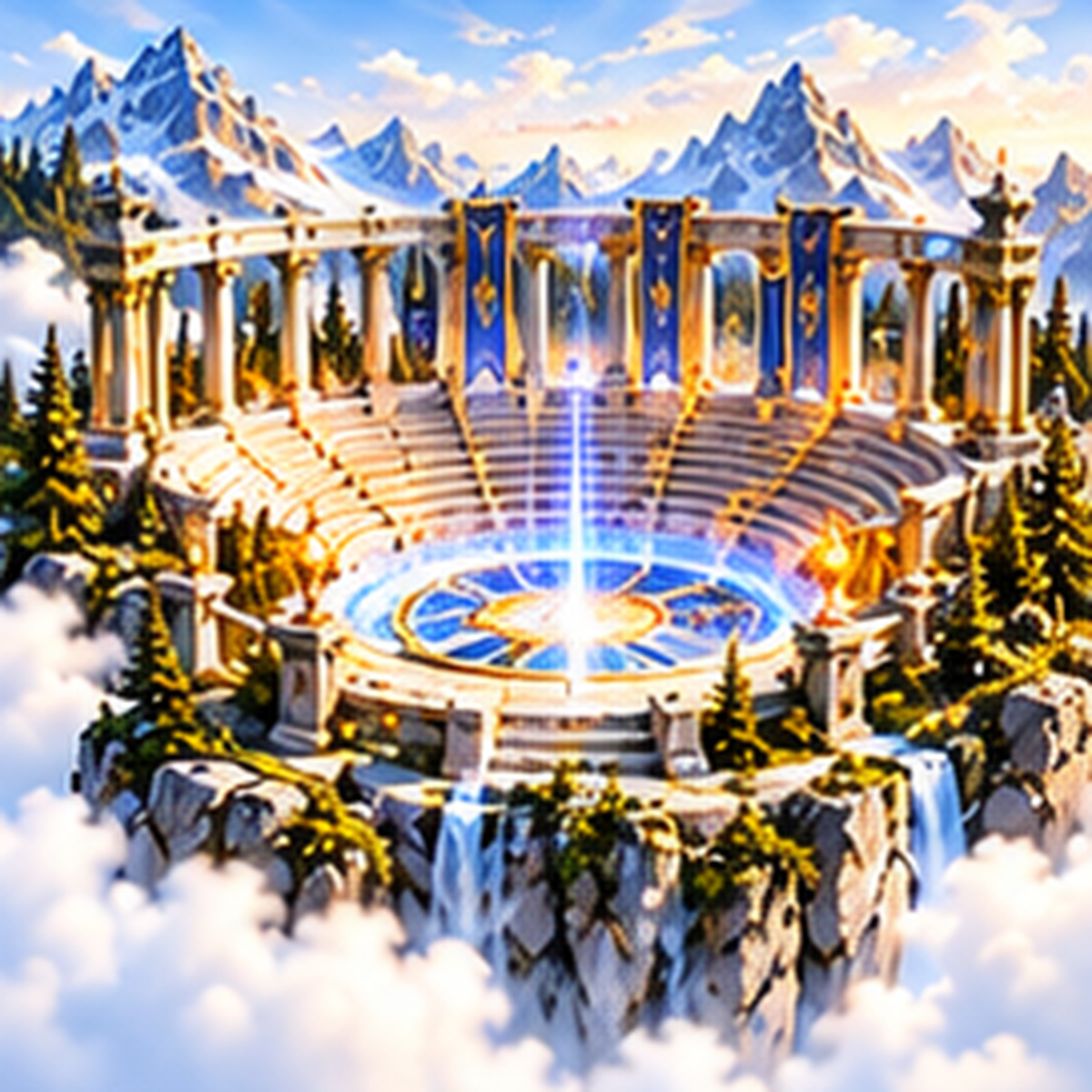Sky Amphitheater tile art preview
