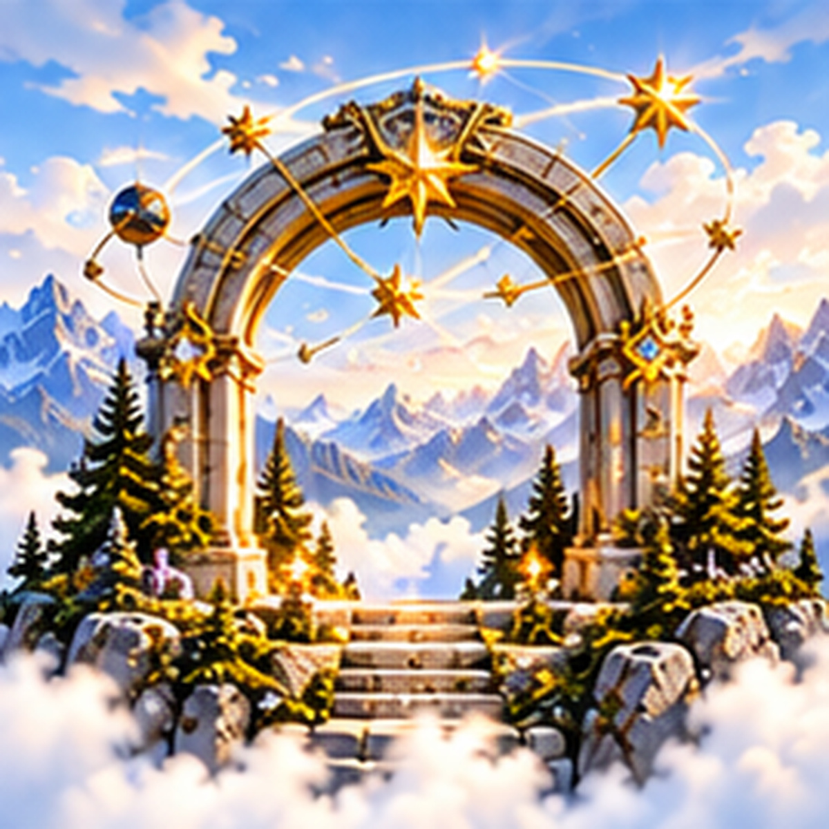 Star Arch tile art preview