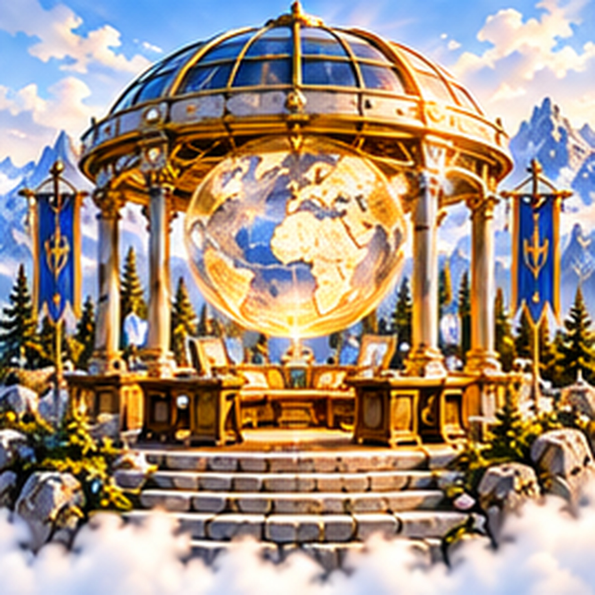 World Pavilion tile art preview