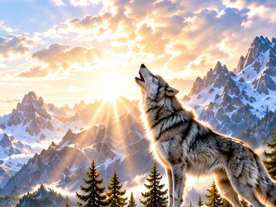 Rocky mountain landscape